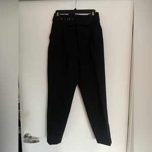 Zara belted trouser. Ankle length. Size M